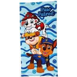 Niebieski ręcznik kąpielowy Psi Patrol 70 x 140