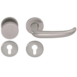 Komplet gałko-klamek CORE+ 8999 ze stali nierdzewnej