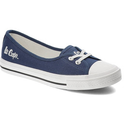 Granatowe Trampki Lee Cooper Modne Buty Damskie