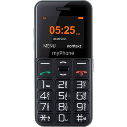 Telefon komórkowy myPhone Halo Easy Czarno-srebrny