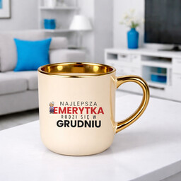 Najlepsza emerytka rodzi się w grudniu - kubek