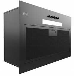 Okap Kuchenny 45 Kernau KBH0145B Czarne Szkło Led