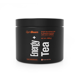 GymBeam Energy + Tea 200 g brzoskwiniowa herbata