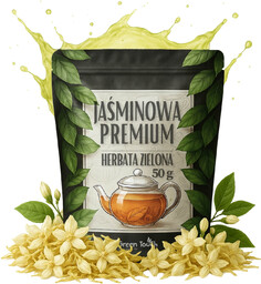 Jaśminowa Premium 50 g herbata zielona Sencha