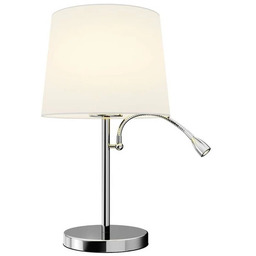 Lindby - Benjiro Lampa Stołowa White/Chrome