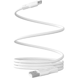 Kabel magnetyczny USB-A USB-C 10W 1m biały