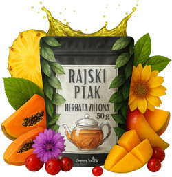 Rajski Ptak 50 g herbata zielona z mango,