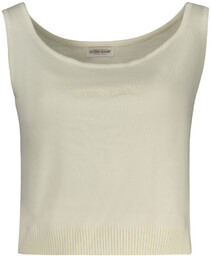 TOP JEANSOWY GUESS DAMSKI BIAŁY