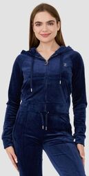 JUICY COUTURE Granatowa damska bluza Madison Hoodie, Rozmiar