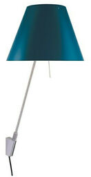 Luceplan - Costanzina Lampa Ścienna Alu/Naftowa Blue
