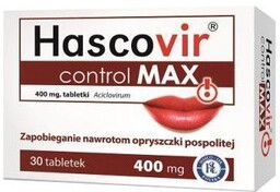 Hascovir control MAX 400 mg, 30 tabletek