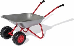 Rolly Toys Taczka dziecięca podwójne koło (kolor srebrny/czerwony,