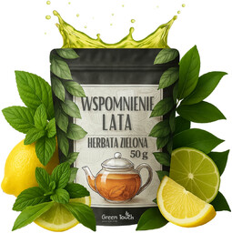 Wspomnienie Lata 50 g herbata zielona z cytryną,