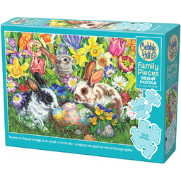Puzzle, Zajączki wielkanocne, 350 el.