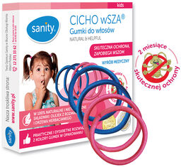 Sanity Cicho Wsza, gumki do włosów przeciw wszom,