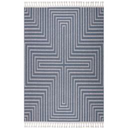 Dywan Jardin 2275 120 x 170 cm biało-granatowy