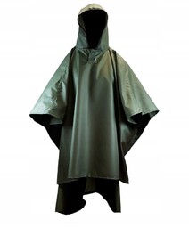 Płaszcz przeciwdeszczowy 2TREES - Khaki-L/XL