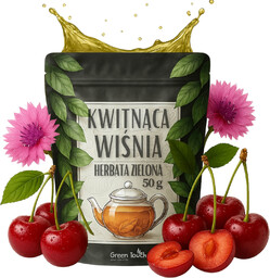 Kwitnąca Wiśnia 50 g herbata zielona Sencha