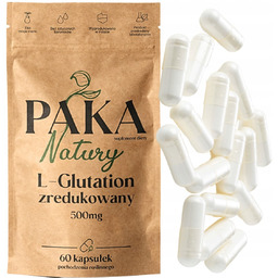 Paka Natury L-GLUTATION ZREDUKOWANY 500mg 60kaps. DETOKS OCZYSZCZANIE