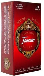 Fournier karty do tarota Jeu de Tarot czerwone