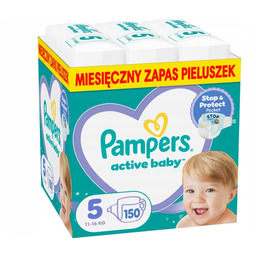 Pieluchy Pampers Active Baby 5 (150 sztuk)