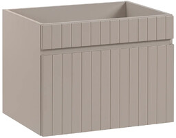 Elior Beżowa ścienna szafka na umywalkę 60 cm