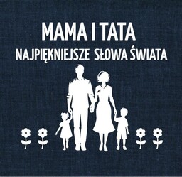 Mama i tata najpiękniejsze słowa świata- wycinanka