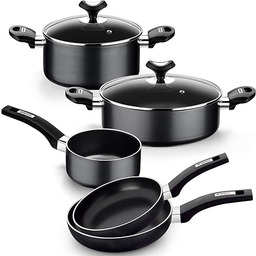 Monix Resistent Plus zestaw garnków do gotowania, 5-częściowy,