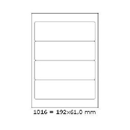 Samoprzylepne etykiety 192 x 61 mm, 4 etykiet,