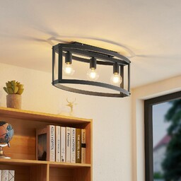 Lampa sufitowa Lindby Mizgin bez maskownicy 3-punktowa