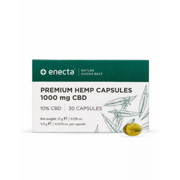 Enecta Kapsułki CBD 10% 1000mg najwyższa jakość hemp