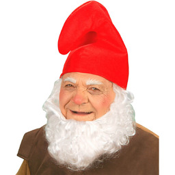 Czapka skrzata papy smerfa czerwona - 1 szt.