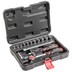 TOP TOOLS Zestaw kluczy nasadowych 38D525 (15 elementów)