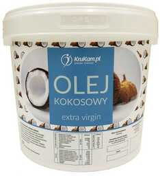 Olej KOKOSOWY 5l wiadro Extra Virgin Zimnotłoczony