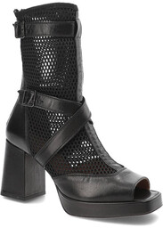 Simen Czarne Botki Stylowe Buty Damskie