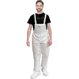 SMO-WHITE - Spodnie ocieplane ogrodniczki typu Master 2XL