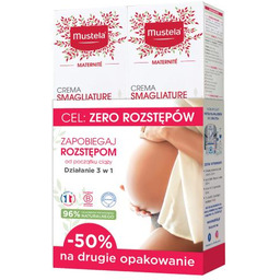 MUSTELA MATERNITE Krem na rozstępy 3w1, 2x250ml ->