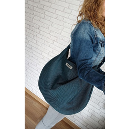 Pakamera Duża torba worek boho turkusowa XXL