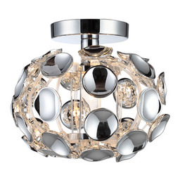 Plafon Ferrara S 1 x E14 srebrny Light