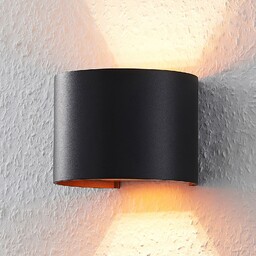 Lampa Ścienna Arcchio, Zuzana, ściemnialny, czarny, salon, aluminium,