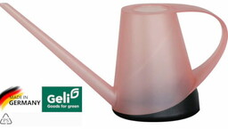 Konewka 1,3L - przezroczysta / delikatny róż ,