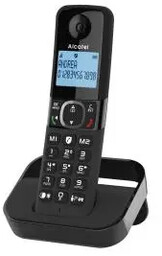 ALCATEL F860 Czarny Telefon bezprzewodowy