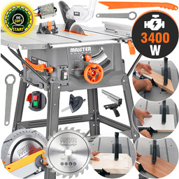Piła Stołowa 3400W krajzega przecinarka drewna Soft Start