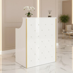 Recepcja fryzjerska lakierowana Diamond 80 cm kosmetyczna