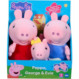Peppa Pig 3-Pack Plsuhies - Peppa with Little