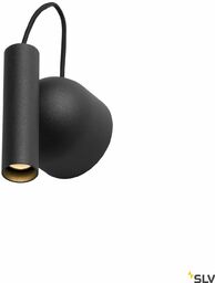 KARPO MAGN lampa ścienna z magnesem tuba czarna