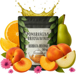 Pomarańcza & Brzoskwinia 50 g herbata zielona