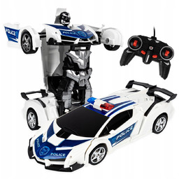 Sterowany Radiowóz Policyjny Robot Policja Auto