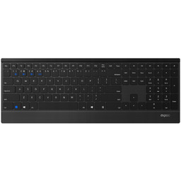 Rapoo Klawiatura bezprzewodowa Membranowa Multi-Mode E9500M czarna