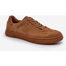 Trampki Męskie Zamszowe Big Star NN174186 Camel-42